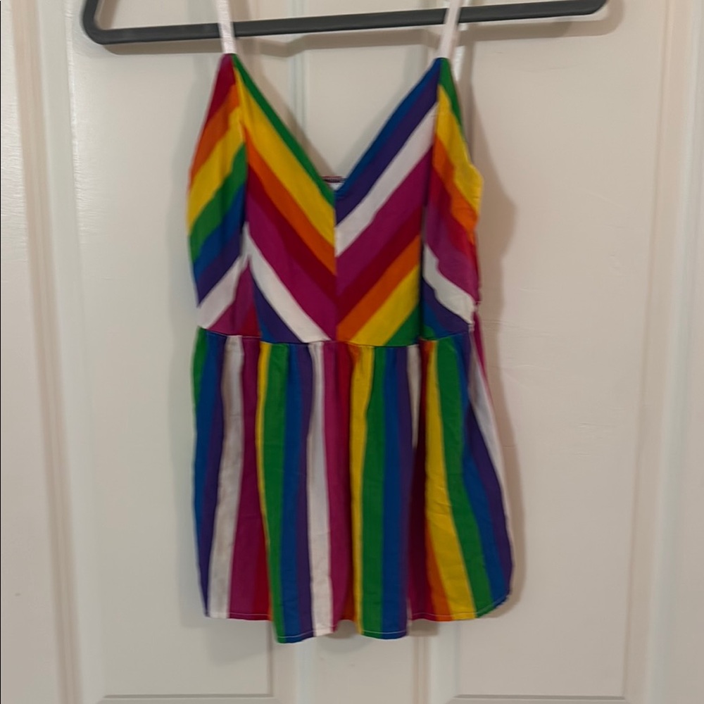 Rainbow Striped Tank Top